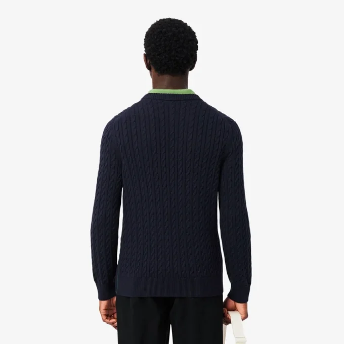 Men’s Cable Knit Cotton Sweater
