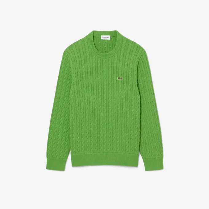 Men’s Cable Knit Cotton Sweater