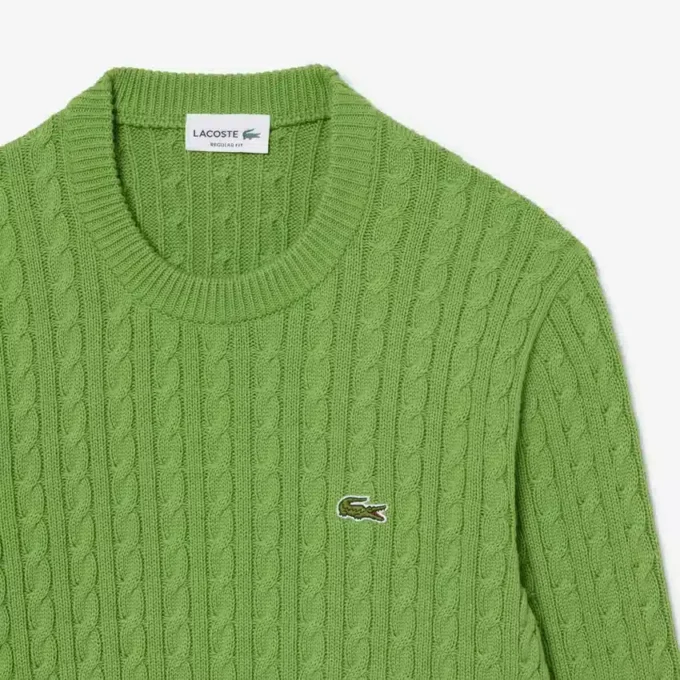 Men’s Cable Knit Cotton Sweater