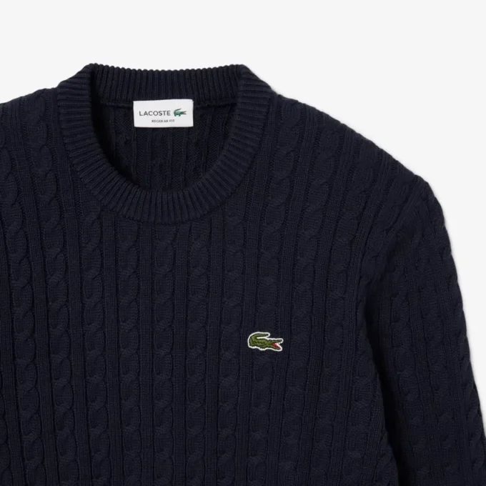 Men’s Cable Knit Cotton Sweater