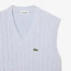 Men’s Cable Knit Cotton Sweater Vest
