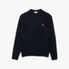 Men’s Cable Knit Wool Crew Neck Sweater