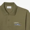 Men’s Classic Fit Embroidered Motif Piqua Polo