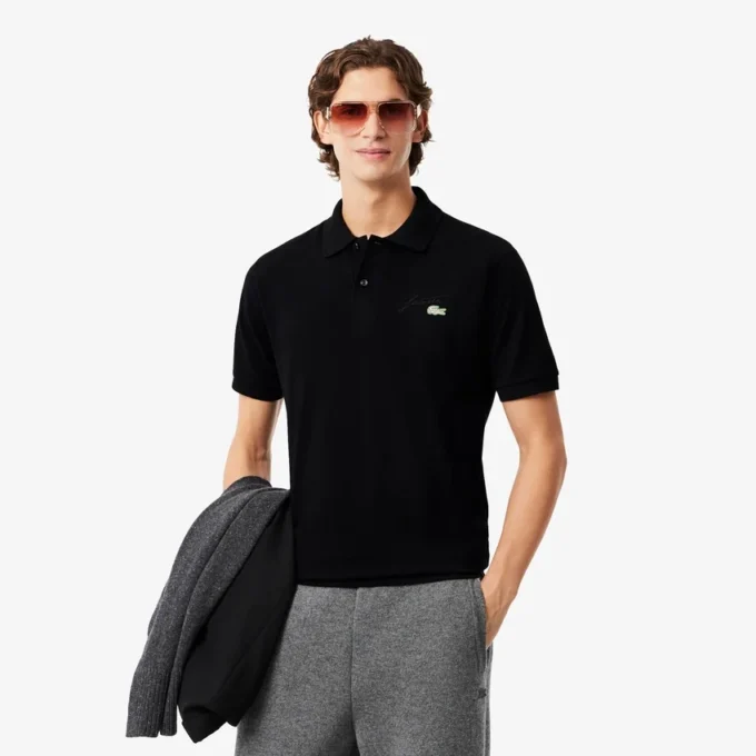 Men’s Classic Fit Embroidery Detail Piqua Polo