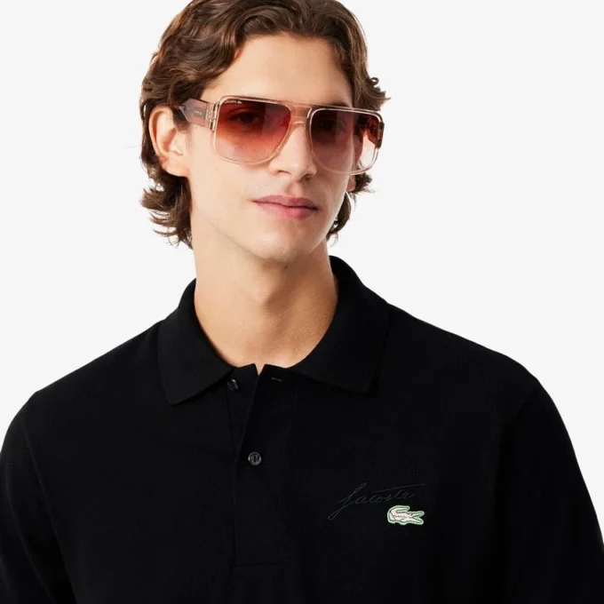 Men’s Classic Fit Embroidery Detail Piqua Polo