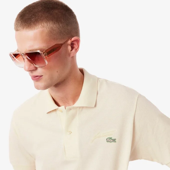 Men’s Classic Fit Embroidery Detail Piqua Polo