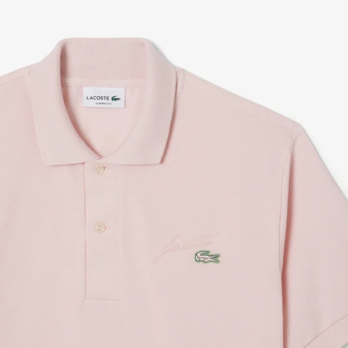 Men’s Classic Fit Embroidery Detail Piqua Polo