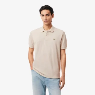 Men’s Classic Fit L.12.12 Heathered Polo