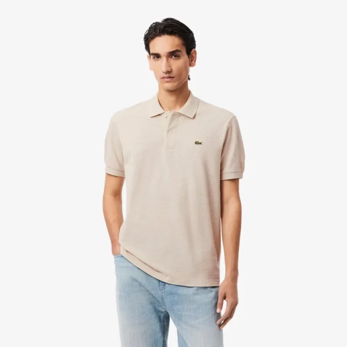 Men’s Classic Fit L.12.12 Heathered Polo