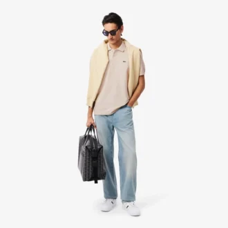 Men’s Classic Fit L.12.12 Heathered Polo