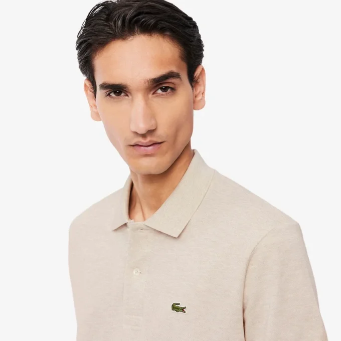 Men’s Classic Fit L.12.12 Heathered Polo