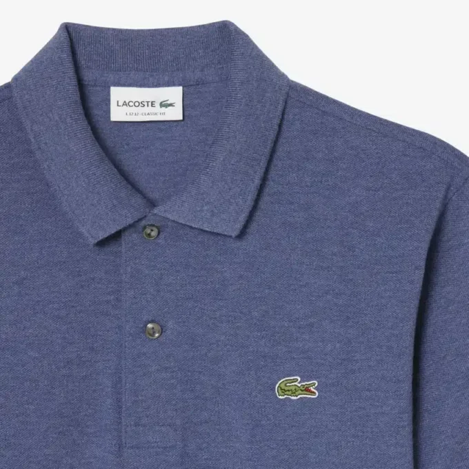 Men’s Classic Fit L.12.12 Heathered Polo
