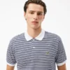 Men’s Classic Fit L.12.12 Striped Petit Piqua Polo