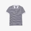 Men’s Classic Fit L.12.12 Striped Petit Piqua Polo