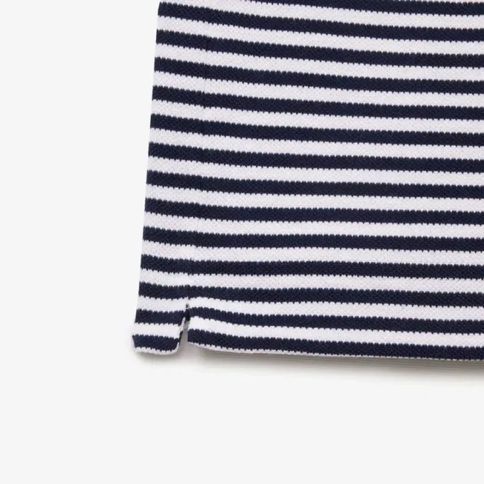 Men’s Classic Fit L.12.12 Striped Petit Piqua Polo