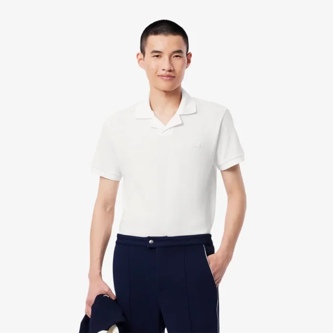 Men’s Classic Fit Open Neck Paris Polo