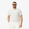 Men’s Classic Fit Open Neck Paris Polo