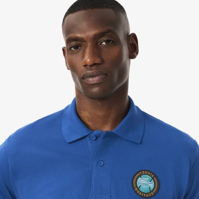 Men’s Classic Fit Petit Piqua Badge Polo