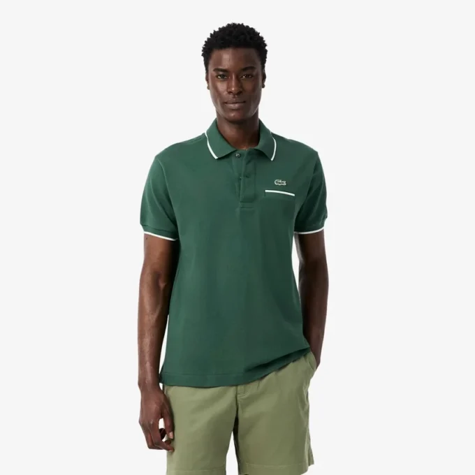 Men’s Classic Fit Pocket Accent L.12.12 Polo
