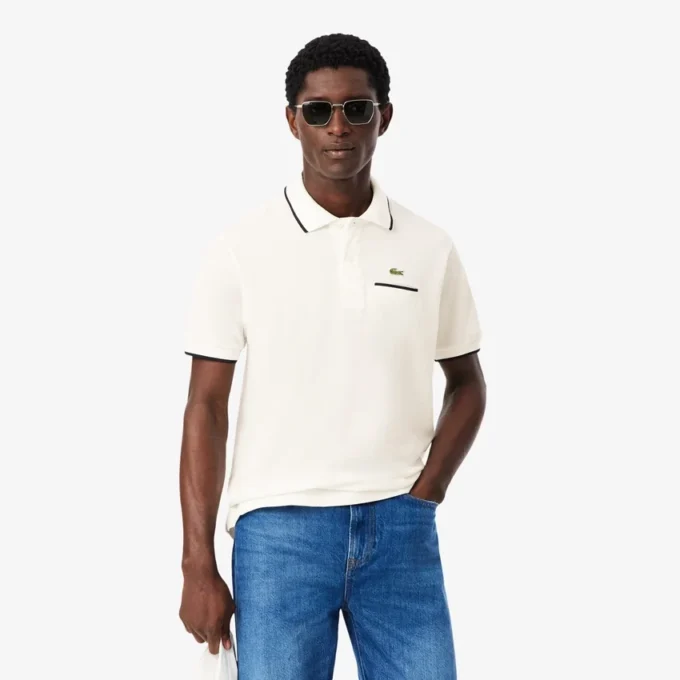 Men’s Classic Fit Pocket Accent L.12.12 Polo