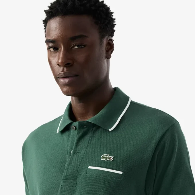 Men’s Classic Fit Pocket Accent L.12.12 Polo