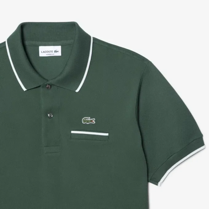 Men’s Classic Fit Pocket Accent L.12.12 Polo