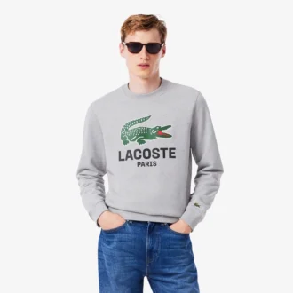 Men’s Classic Fit Printed Crew Neck Sweatshirt