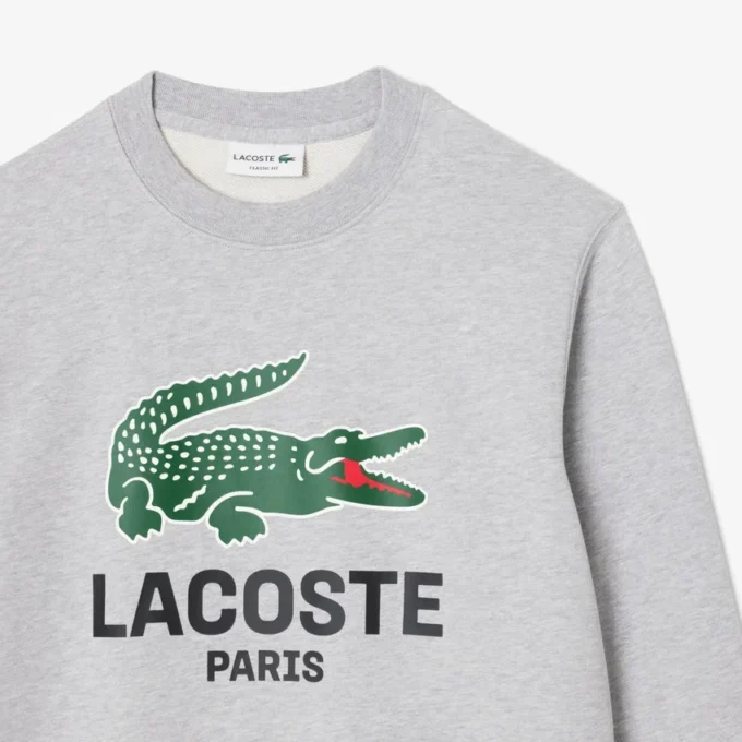 Men’s Classic Fit Printed Crew Neck Sweatshirt