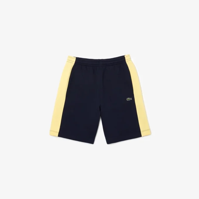 Men’s Colorblock Brushed Fleece Shorts