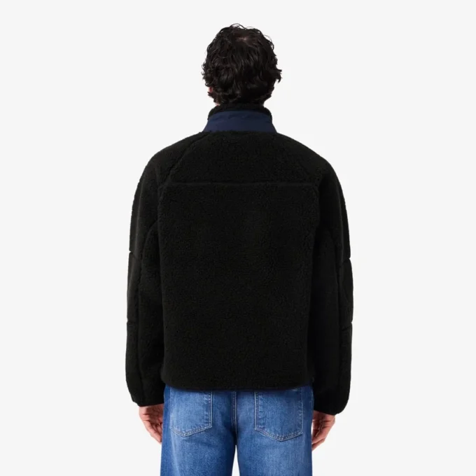 Men’s Colorblock Sherpa Fleece Jacket