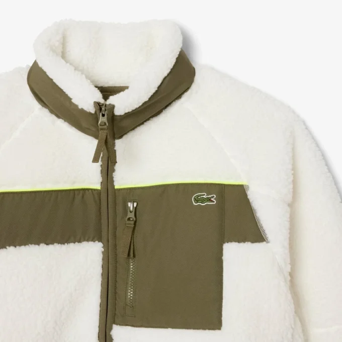 Men’s Colorblock Sherpa Fleece Jacket