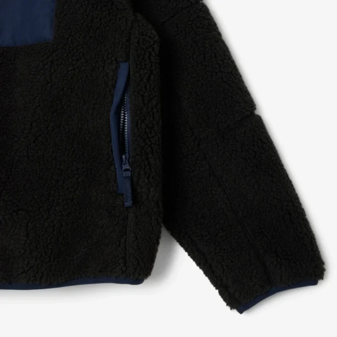Men’s Colorblock Sherpa Fleece Jacket