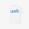 Men’s Contrast Badge Cotton T-Shirt