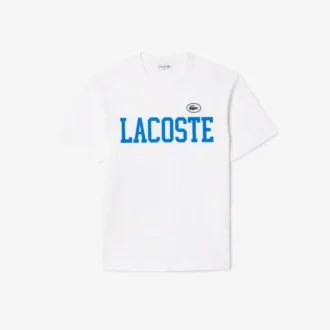 Men’s Contrast Badge Cotton T-Shirt