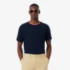 Men’s Contrast Neck Pajama Top