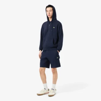 Men’s Cotton Fleece Cargo Shorts