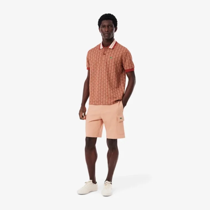 Men’s Cotton Fleece Cargo Shorts