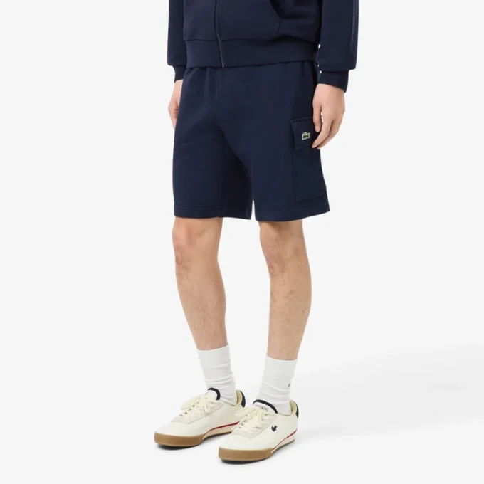 Men’s Cotton Fleece Cargo Shorts