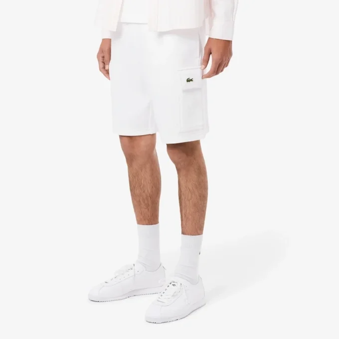 Men’s Cotton Fleece Cargo Shorts