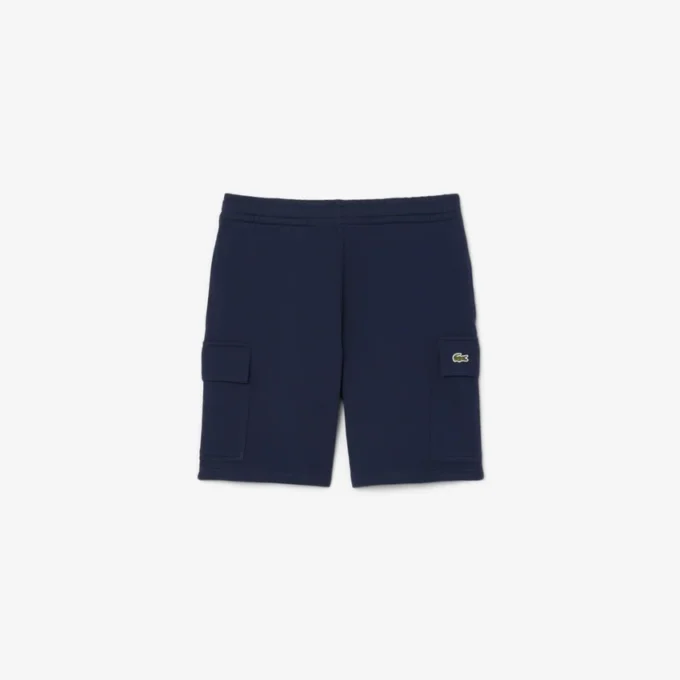 Men’s Cotton Fleece Cargo Shorts
