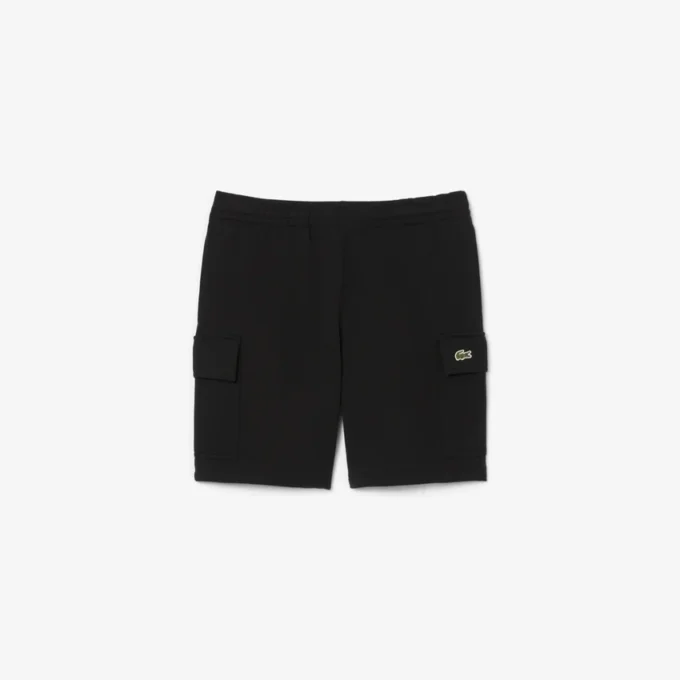 Men’s Cotton Fleece Cargo Shorts