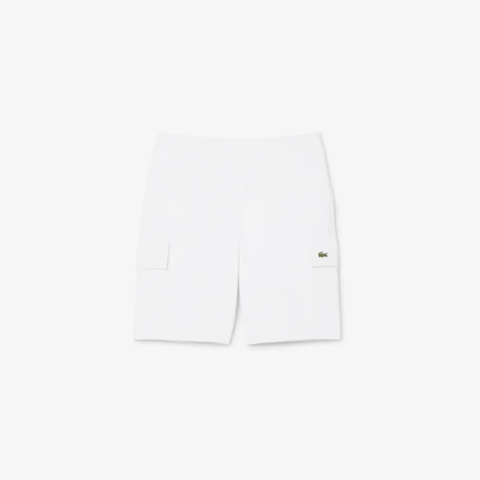 Men’s Cotton Fleece Cargo Shorts