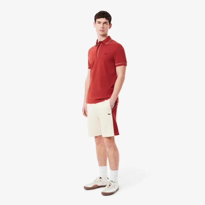 Men’s Cotton Fleece Colorblock Shorts