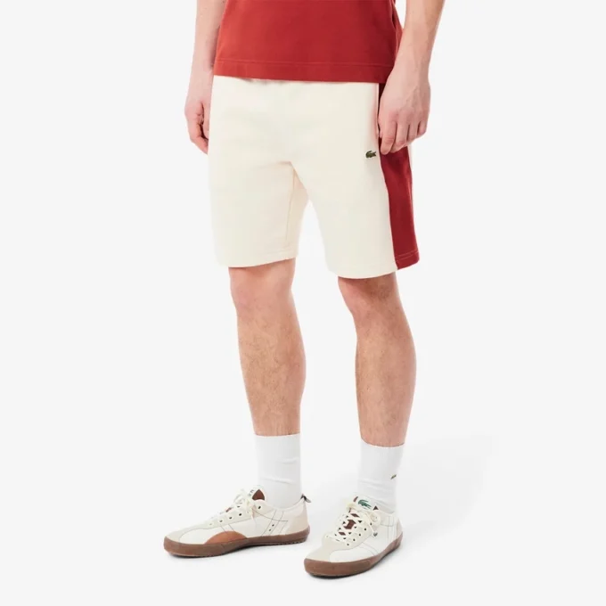 Men’s Cotton Fleece Colorblock Shorts