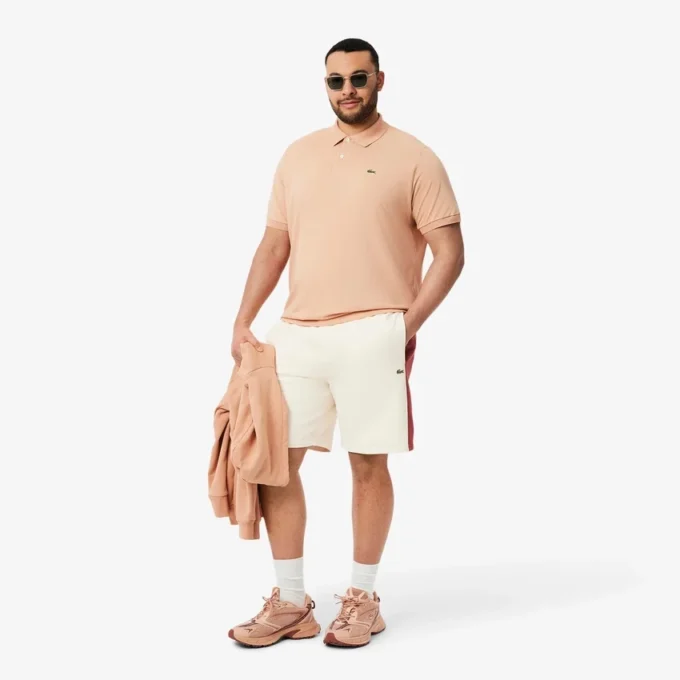 Men’s Cotton Fleece Colorblock Shorts
