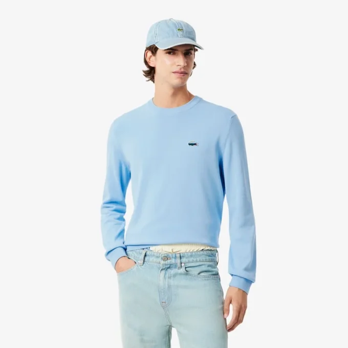Men’s Cotton Landscape Crocodile Sweater