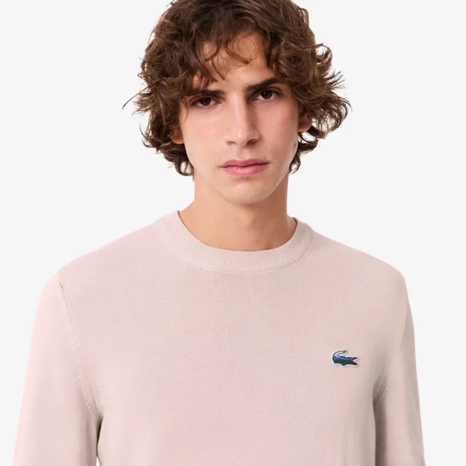Men’s Cotton Landscape Crocodile Sweater