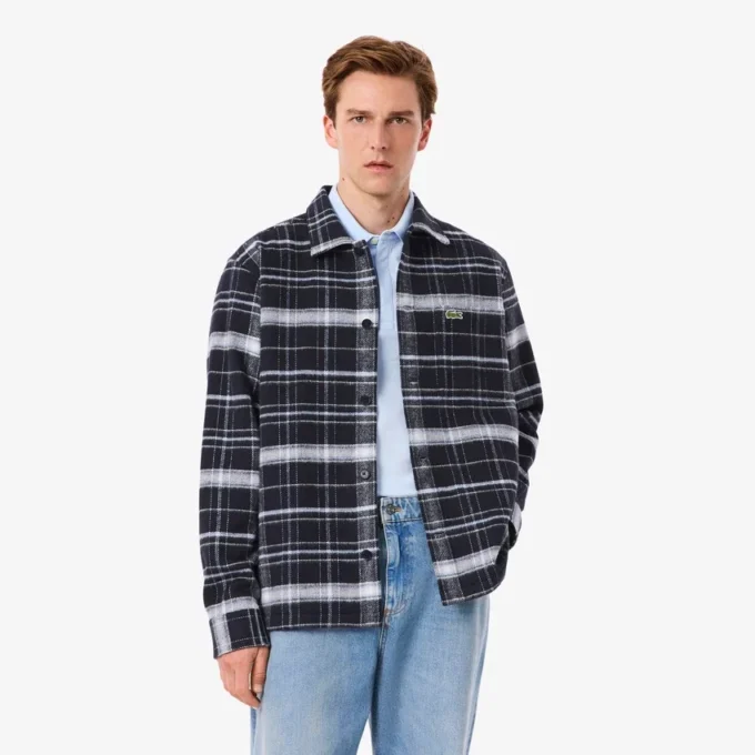 Men’s Cotton Plaid Overshirt