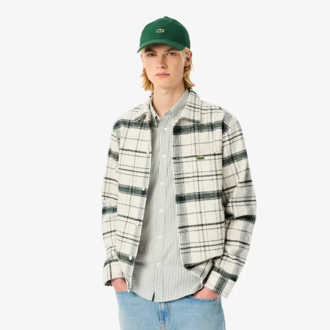Men’s Cotton Plaid Overshirt