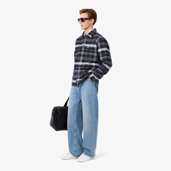 Men’s Cotton Plaid Overshirt